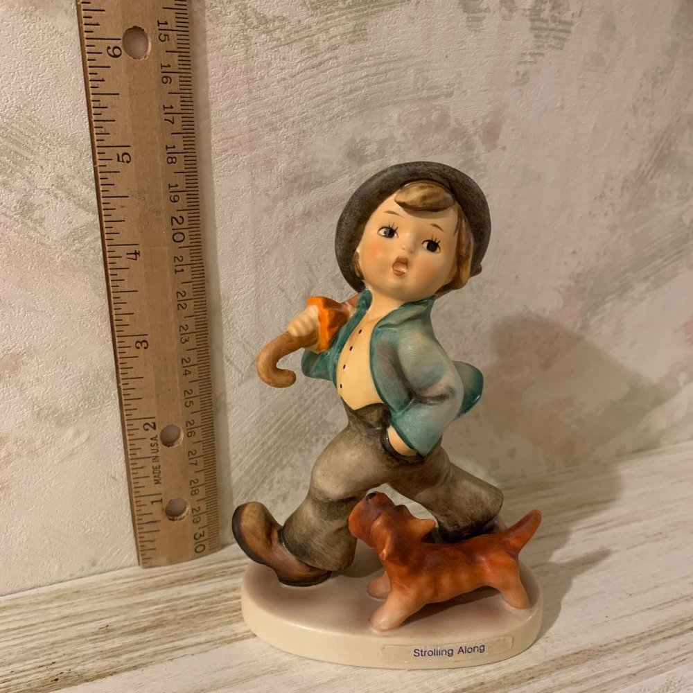 Hummel Figurine: #5, "Strolling Along"